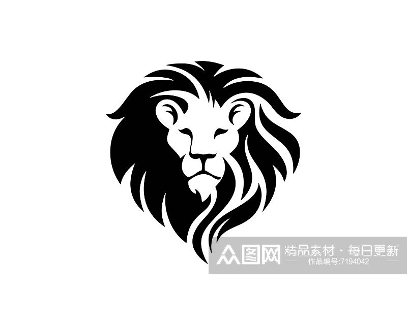 狮子创意logo标志素材素材
