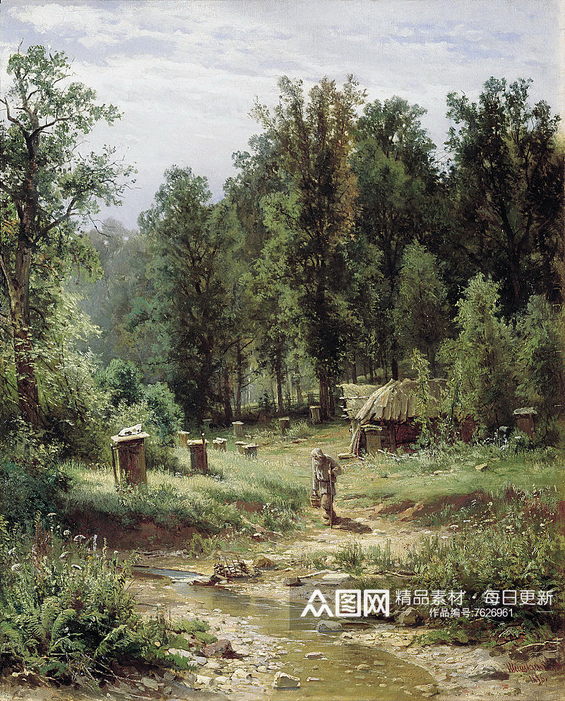 希施金风景画油画素材