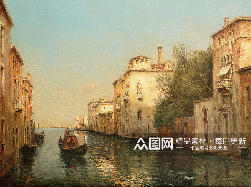 风景画油画图片素材素材