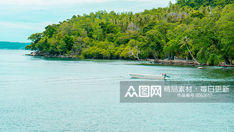 沙滩海滩海景摄影图素材