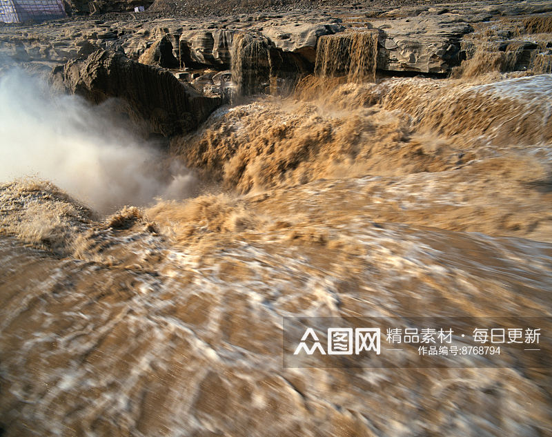 山水湖畔高清自然风景画素材