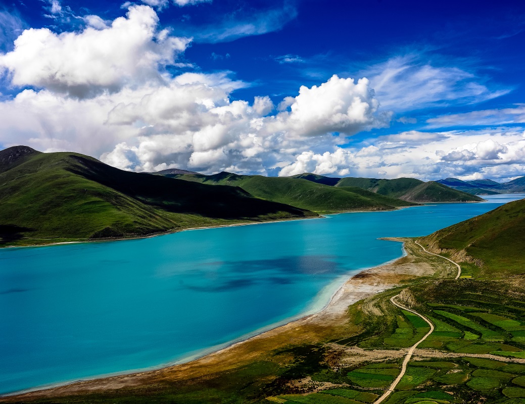 西藏高清风景画图片素材