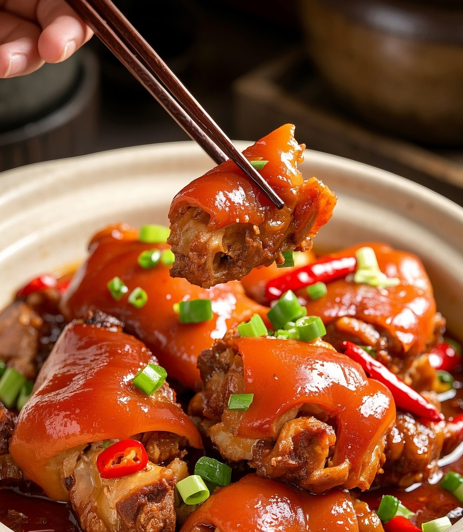 砂锅猪蹄美食图片素材素材