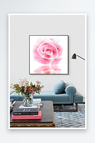 创意精美玫瑰花植物花朵装饰画