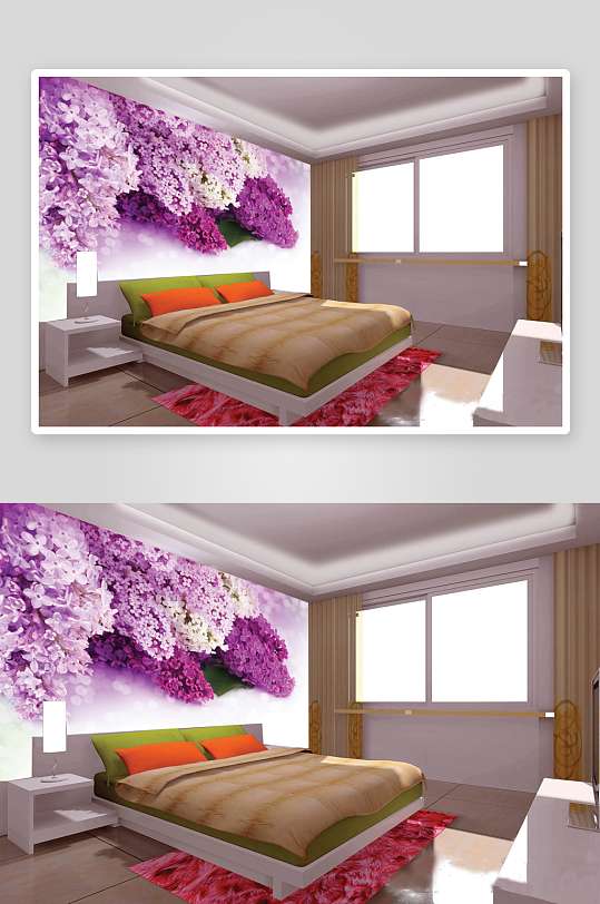 唯美风景画背景墙-众图网