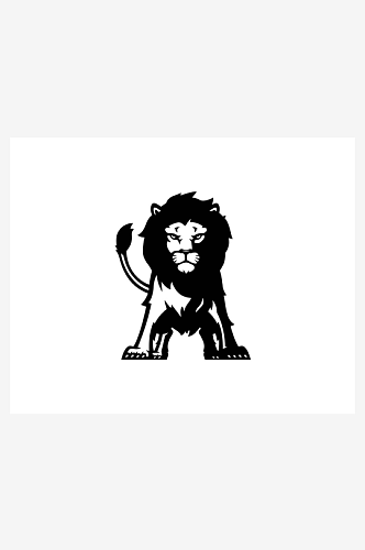 狮子创意logo标志素材