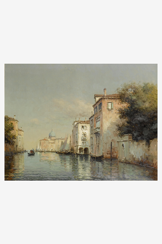 威尼斯油画风景画装饰画