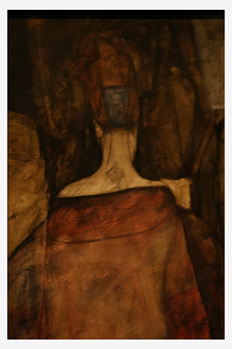 席勒抽象简约人物艺术画