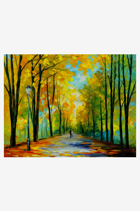 抽象油画风景画素材_抽象油画风景画模板_抽象油画风景画设计图片免费