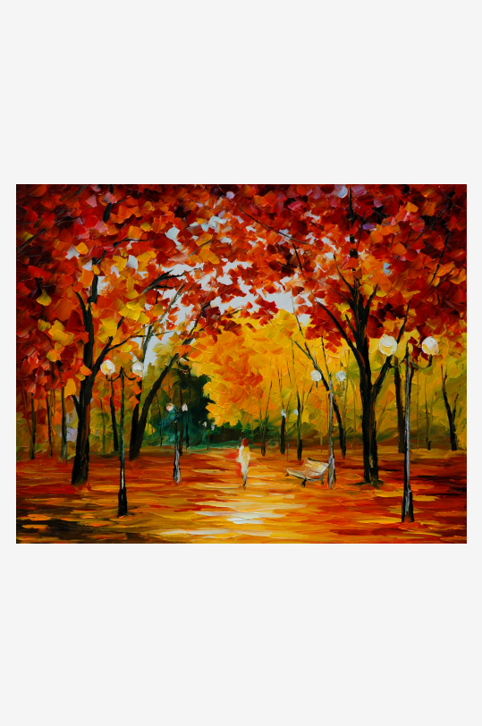 抽象油画风景画素材_抽象油画风景画模板_抽象油画风景画设计图片免费