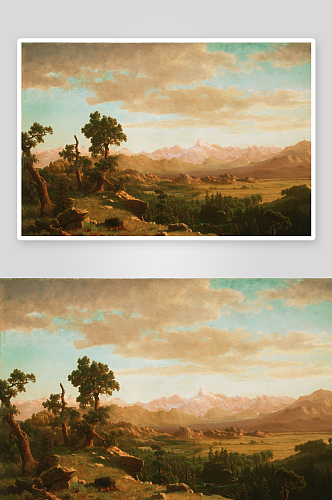 阿尔贝特比尔史伯特山水风景画油画