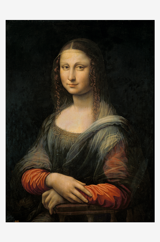 达芬奇油画作品人物肖像油画