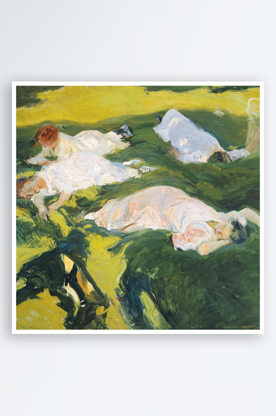 索罗拉油画帆风景画