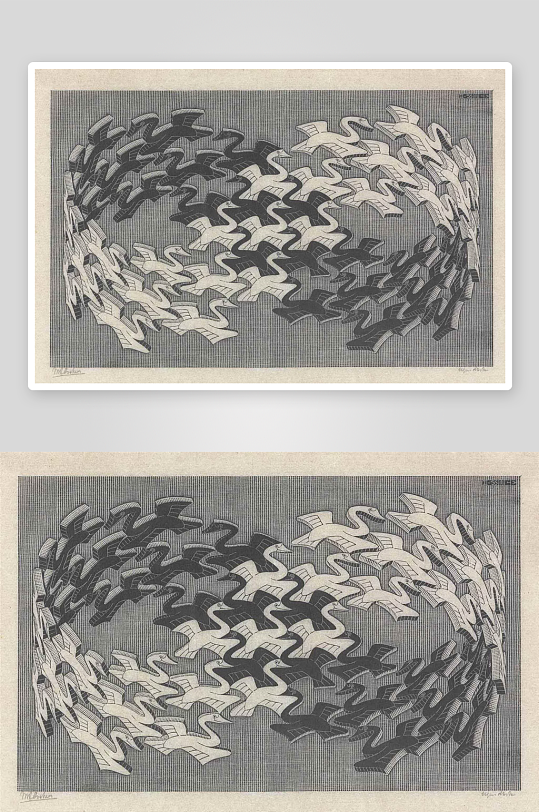 莫里茨科内利斯埃舍尔抽象立体画