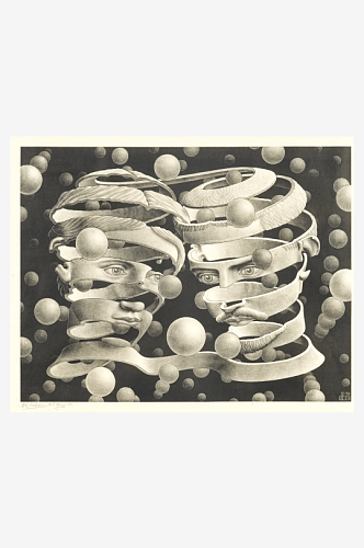 莫里茨科内利斯埃舍尔抽象几何立体艺术画