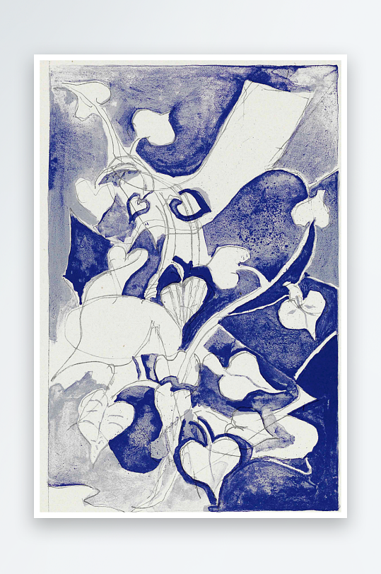 乔治布拉克抽象飞鸟艺术装饰画