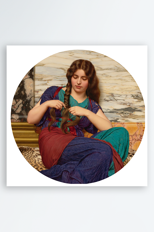 威廉格维得古典主义古典美女油画装饰画