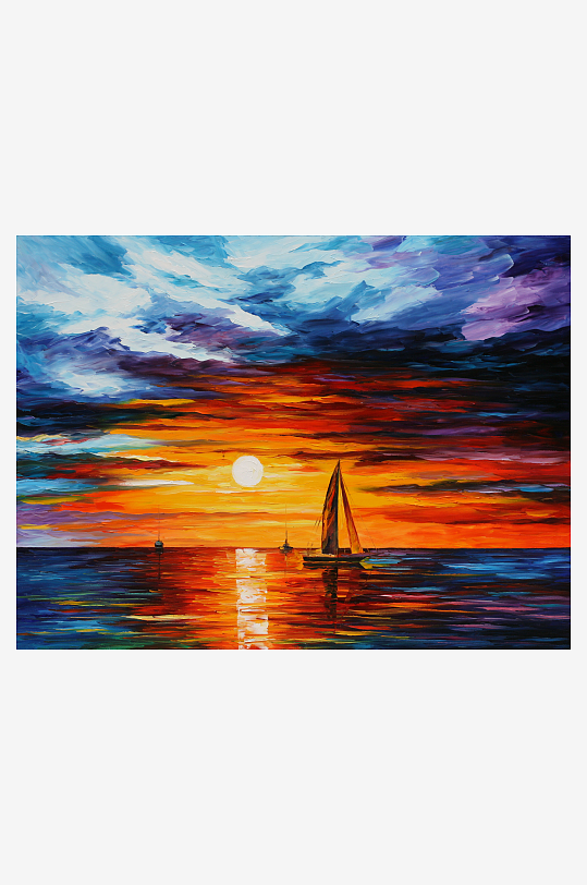 里奥纳阿菲莫油画风景画-众图网