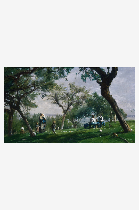 美国费城美术馆油画风景画
