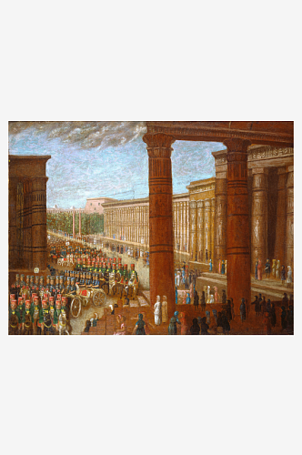 美国华盛顿国立美术馆人物风景画油画