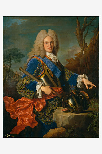 西班牙普拉多美术馆将军人物肖像油画