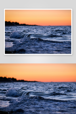 海边海浪海景摄影图片