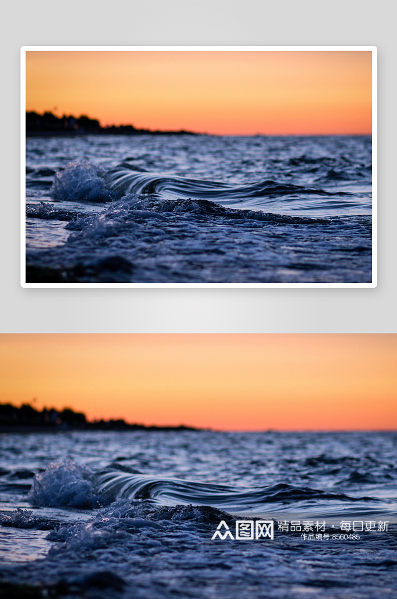 海边海浪海景摄影图片素材