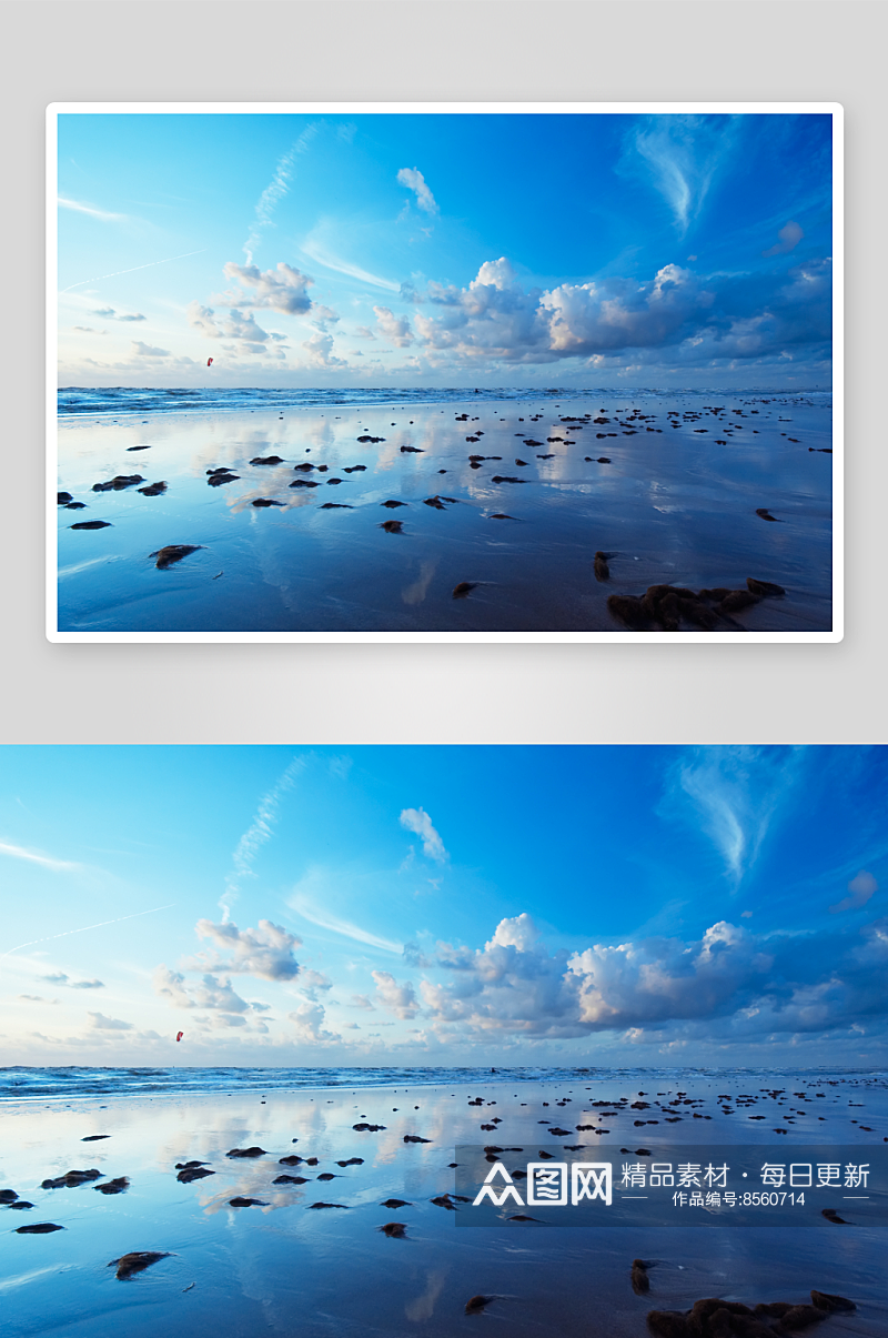 海滩海景高清摄影图素材