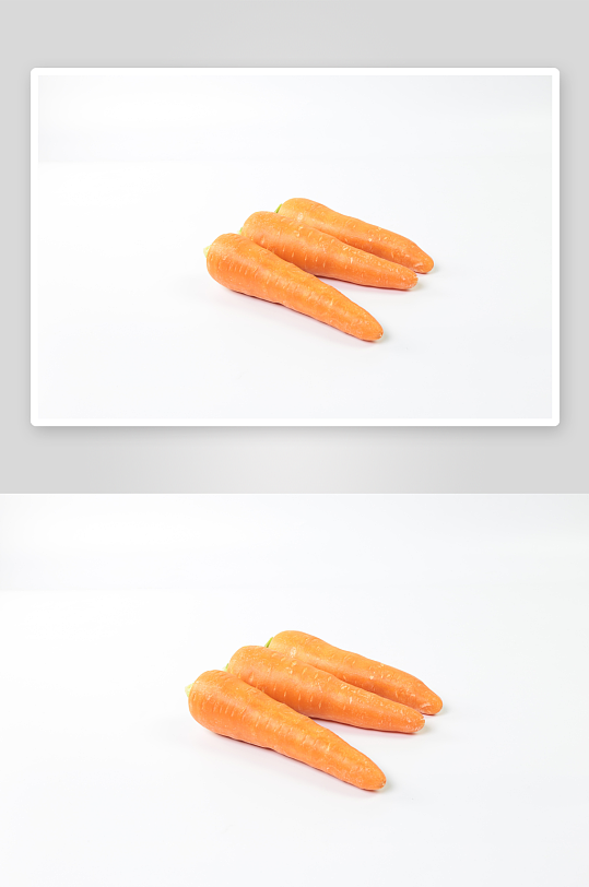 胡萝卜摄影白底图片