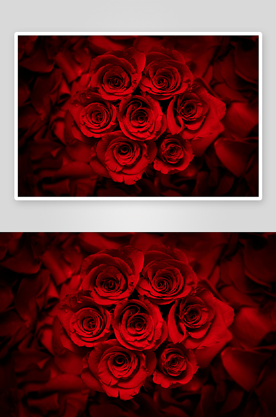 唯美玫瑰花摄影图