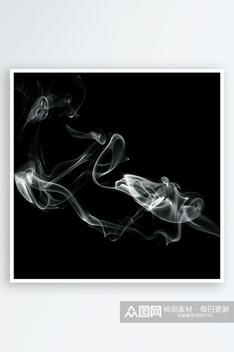 白色烟雾高清摄影图片素材