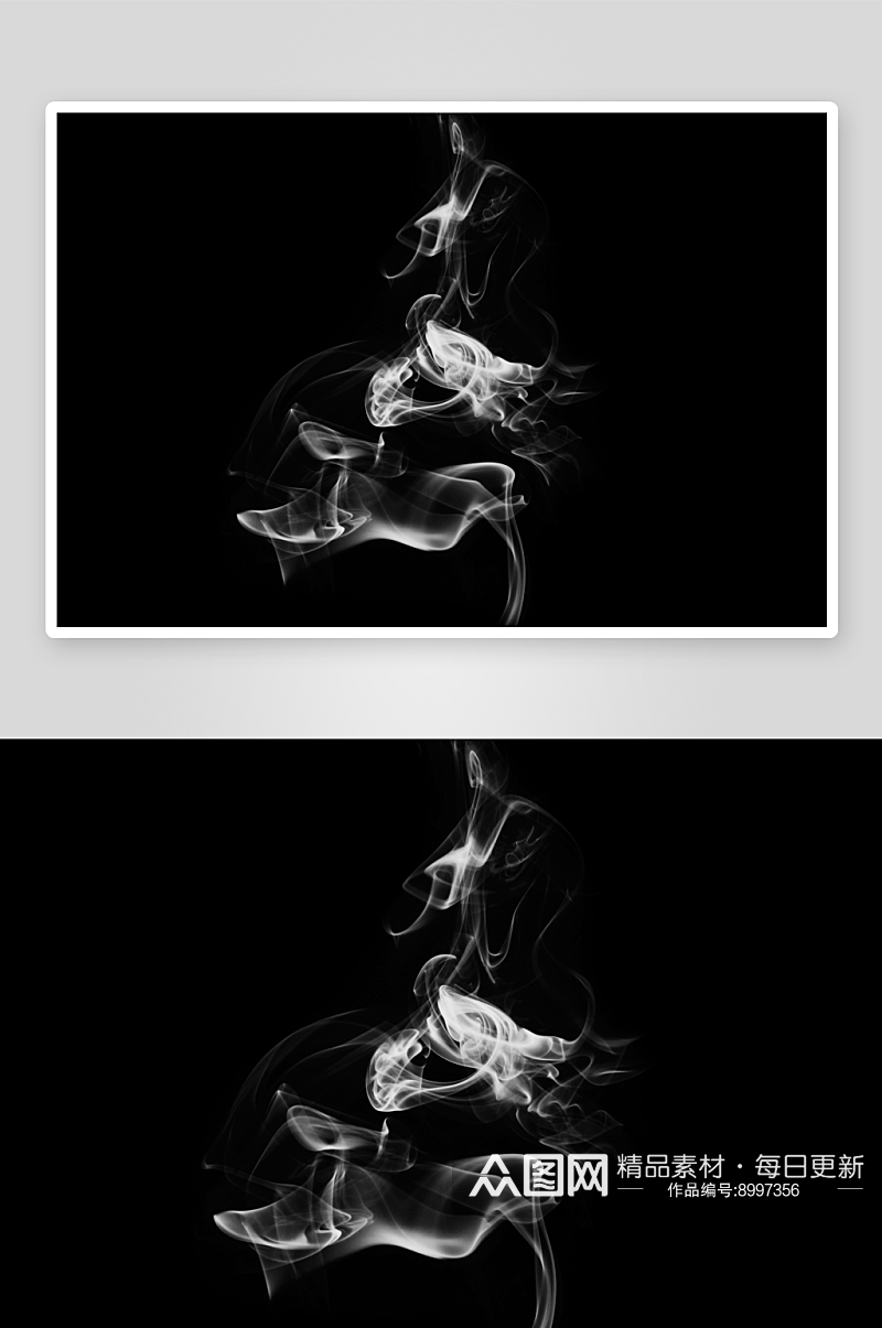 白色烟雾高清图片素材素材