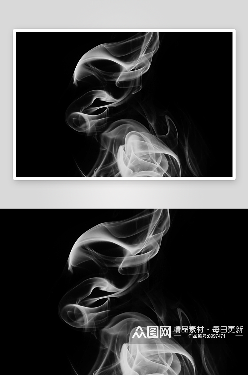白色烟雾背景图片素材