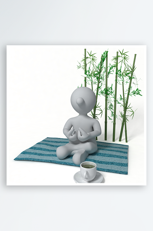 环保环境3D人物图