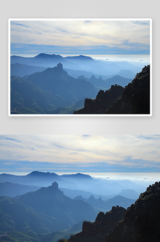 山峦山脉高清风景画