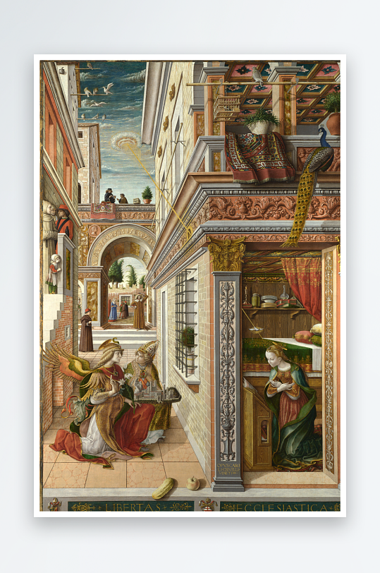 欧洲建筑风景画背景墙装饰画-众图网