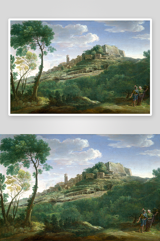 高清风景画背景墙装饰画-众图网