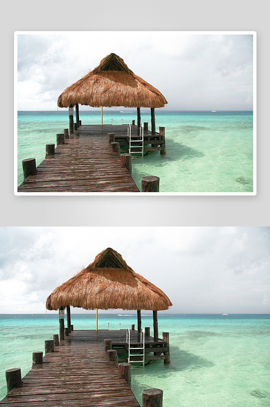 唯美风景画背景墙装饰画-众图网