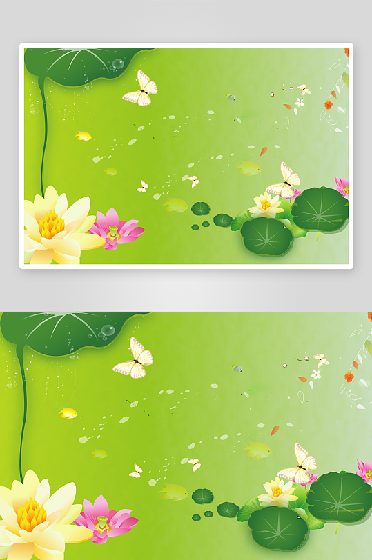 唯美风景画背景墙装饰画-众图网