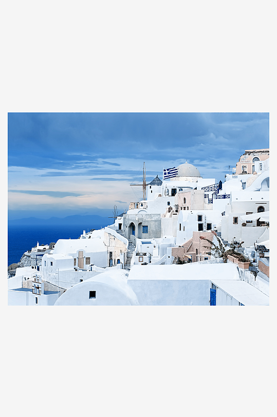 欧洲建筑风景画背景墙装饰画-众图网