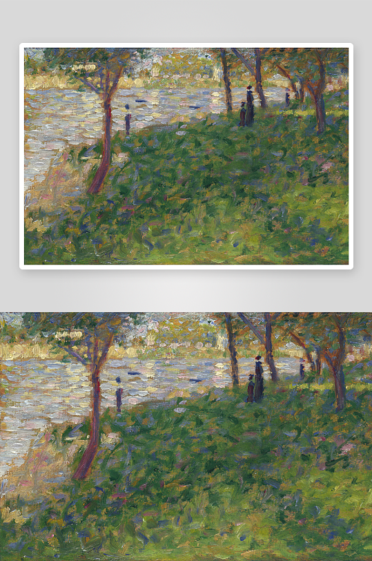 中式风景画背景墙装饰画-众图网