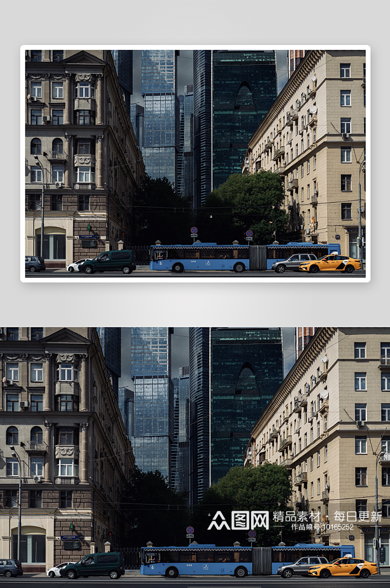 莫斯科城市高清摄影风景画素材