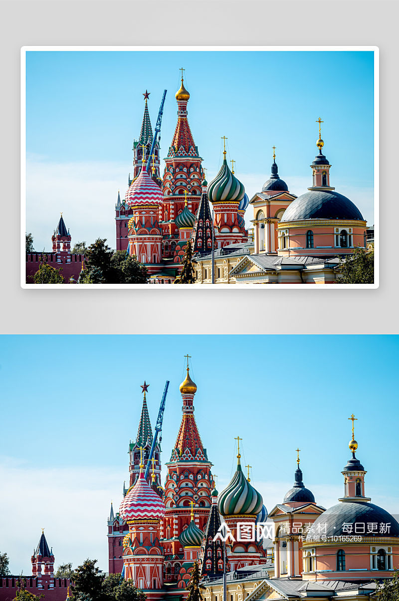 莫斯科城市高清摄影风景画素材