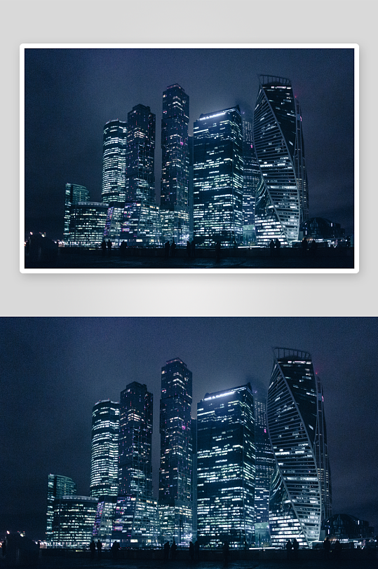 俄罗斯莫斯科城市风景画