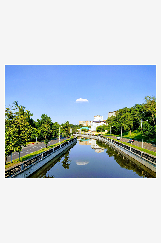 莫斯科建筑高清风景画