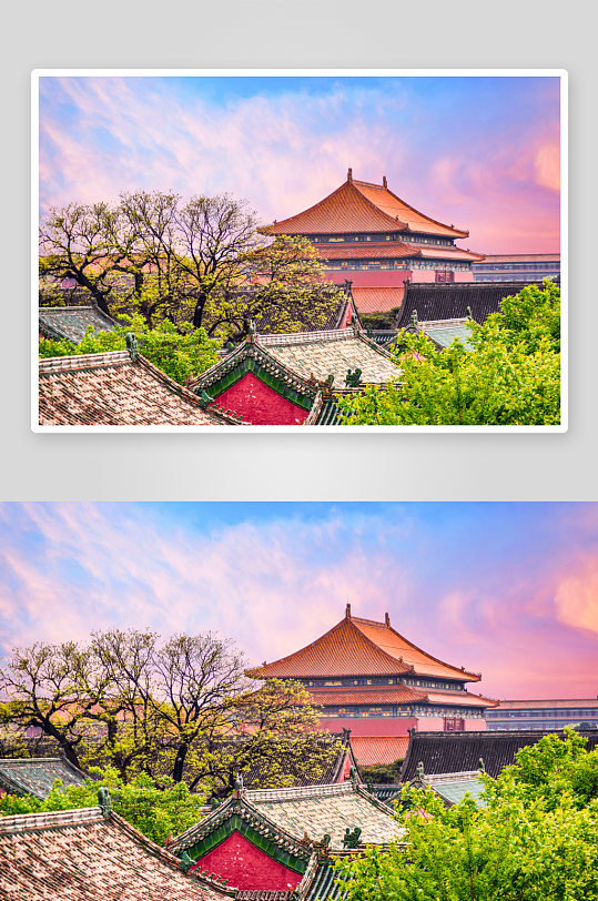 北京故宫历史文化古建旅游风