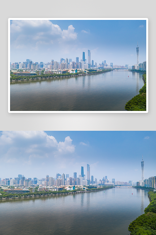 广州珠江两岸城市风光