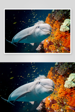 海底海洋生物游鱼图片