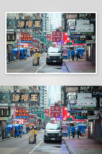 香港街头人文风光