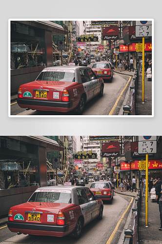 香港建筑风景画摄影图片